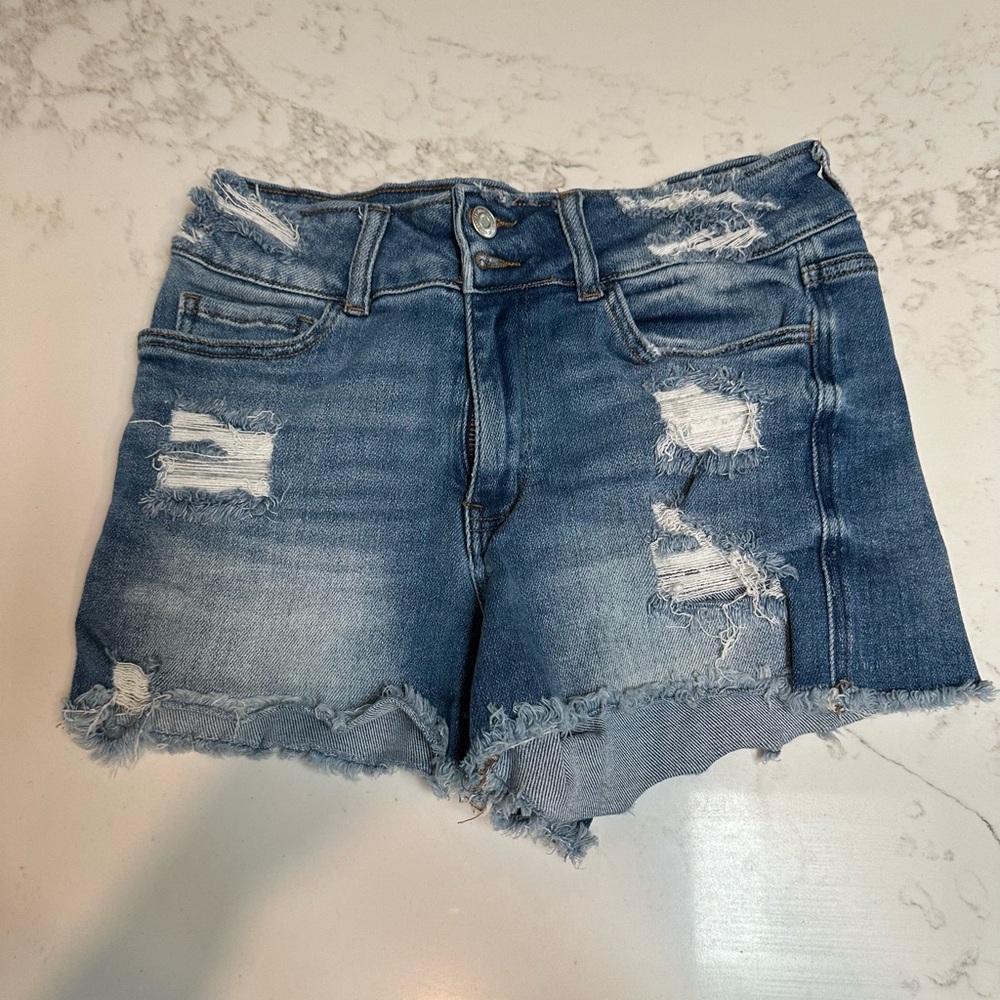 Distressed Flying Monkey size 28 Denim Women Shorts